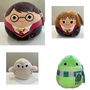 NWT 6” Bundle of 4 Harry Potter Squishmallow